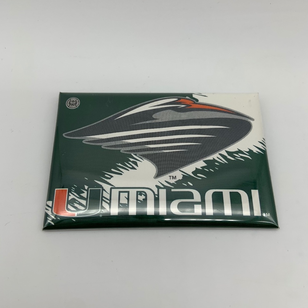 Vintage Wincraft University of Miami Hurricanes UMiami Logo Button Pin